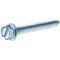 Hillman Sheet Metal Screw, #14 x 3/4 in, Zinc Plated Steel Flange Hex Head Slotted Drive, 10 PK 5349 - alternate 1
